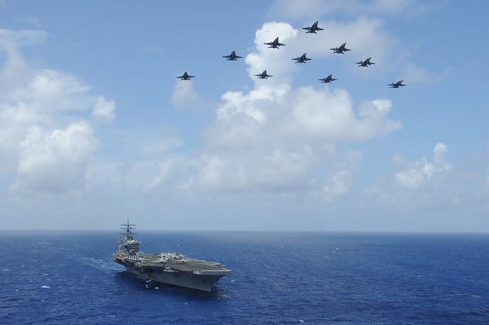 US sends second aircraft carrier 'to deter hostile actions against Israel'