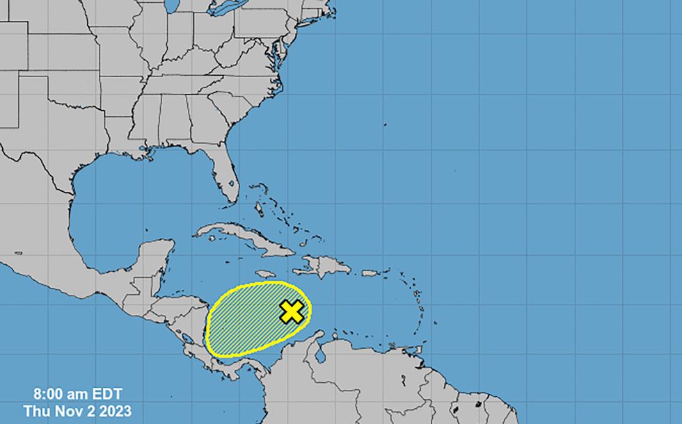 Caribbean system has low chance of developing, hurricane center says