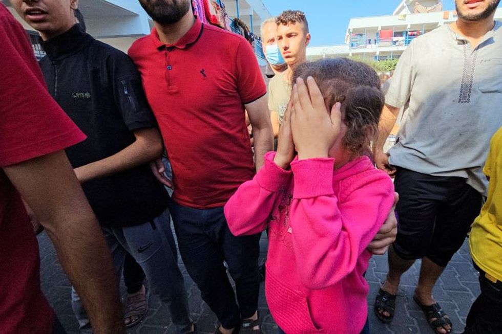 Palestinians report Israeli strike on school; Blinken to meet Arab leaders
