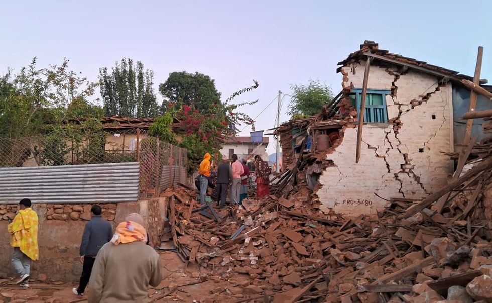At least 157 killed as strong earthquake rattles Nepal