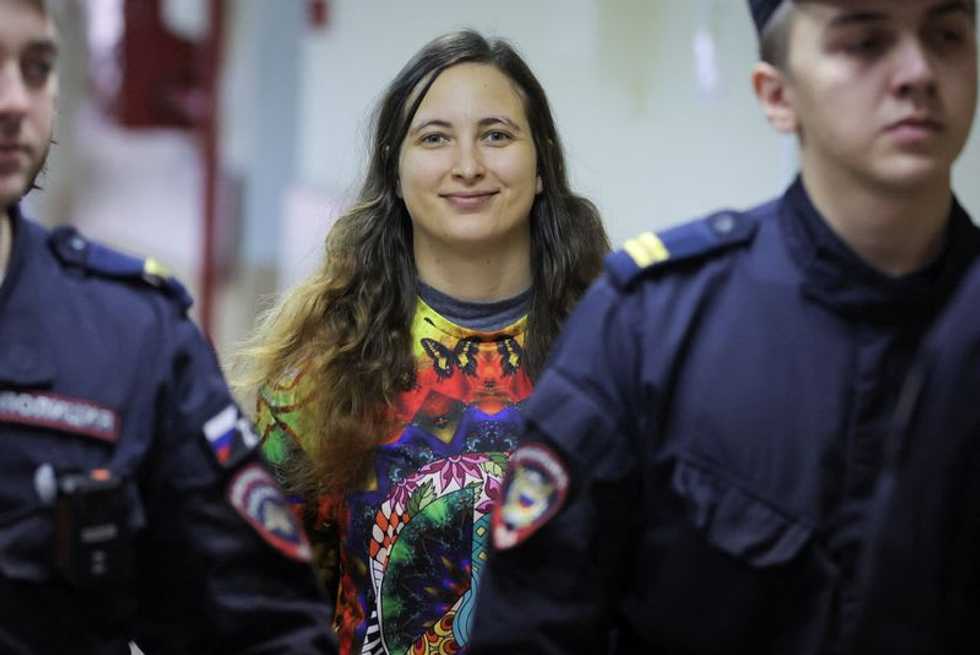 Russian artist who staged anti-war supermarket protest faces eight years in jail