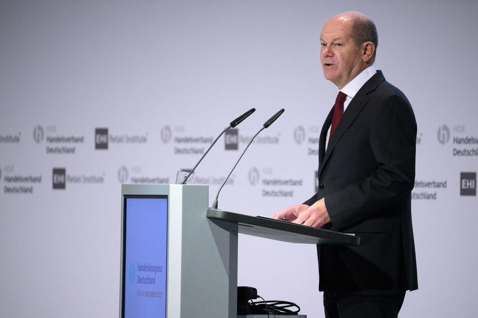 Germany's Scholz backs two-state solution, criticizes Israeli settlements