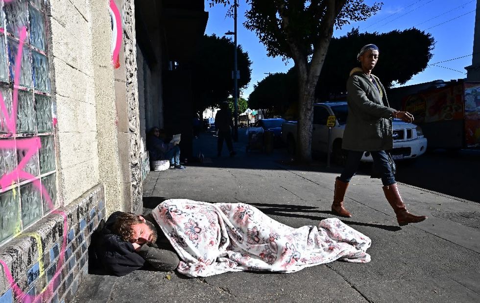 Desperation for the homeless on the streets of Los Angeles