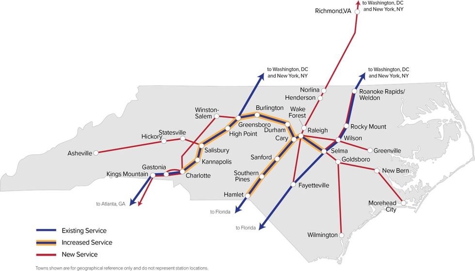 Charlotte to Atlanta at up to 220 mph? High-speed rail is among NC transit proposals.