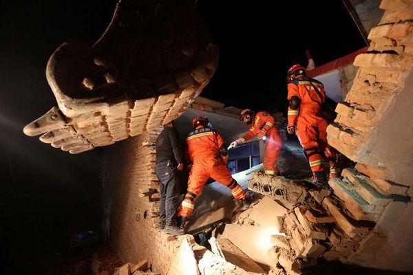Homes collapse as earthquake kills over 100 in China's rural Gansu