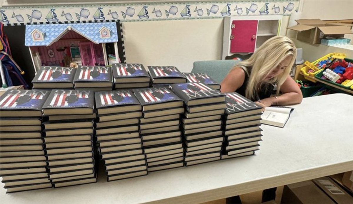 Marjorie Taylor Greene ridiculed for holding Jan. 6 book signing in kids' section