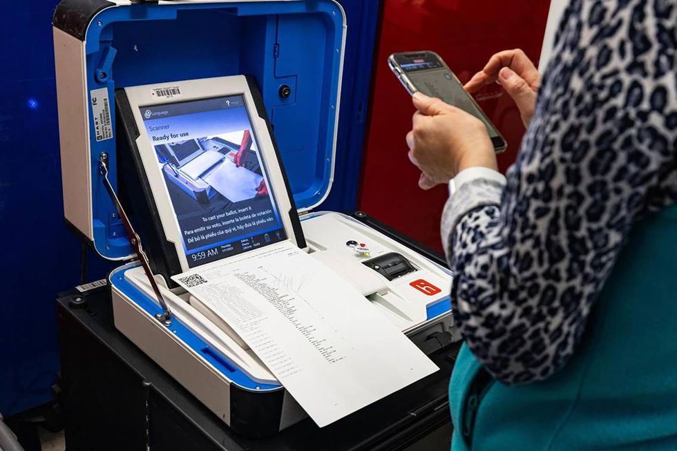 Try to steal votes, members of the public told during test of Texas voting equipment. Were they successful?