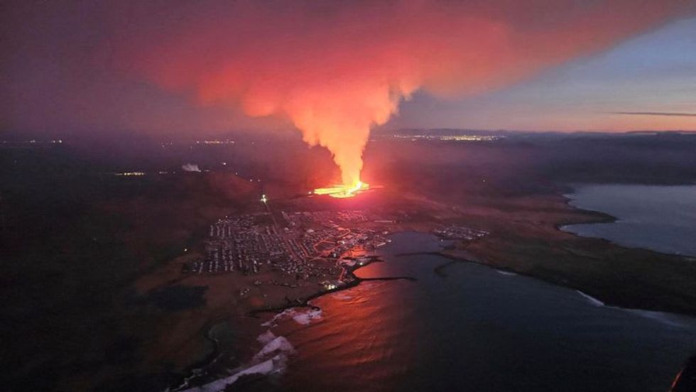 Volcano erupts in Iceland, posing risk to fishing town