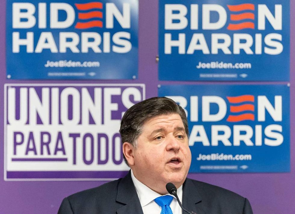 Illinois Gov. J.B. Pritzker, heading to Iowa for Biden, dismisses president’s low poll numbers