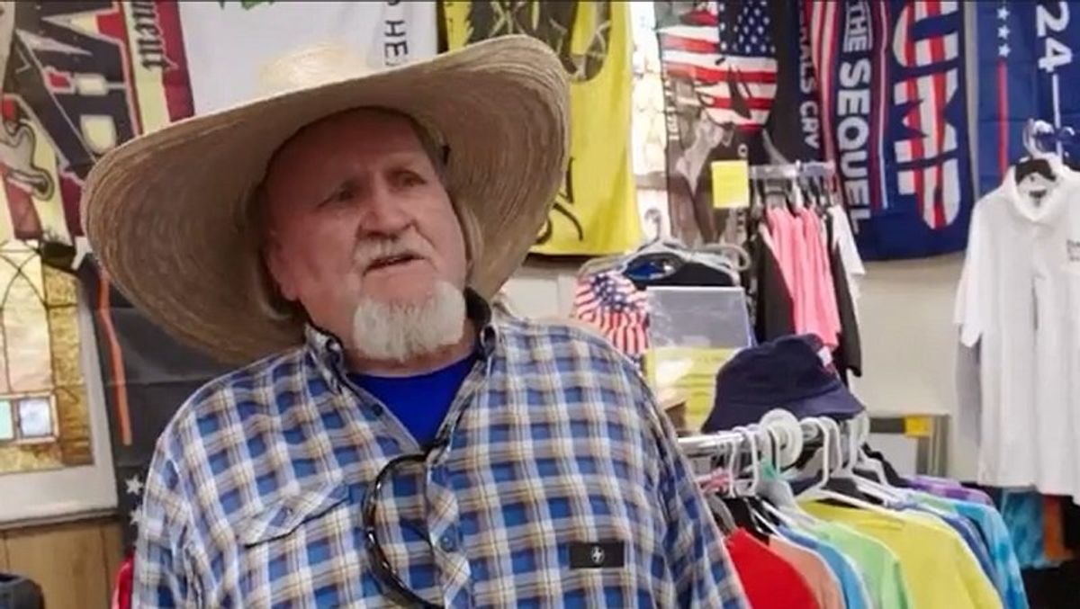 'God's saying He wants me to help Trump': MAGA merchandise vendor