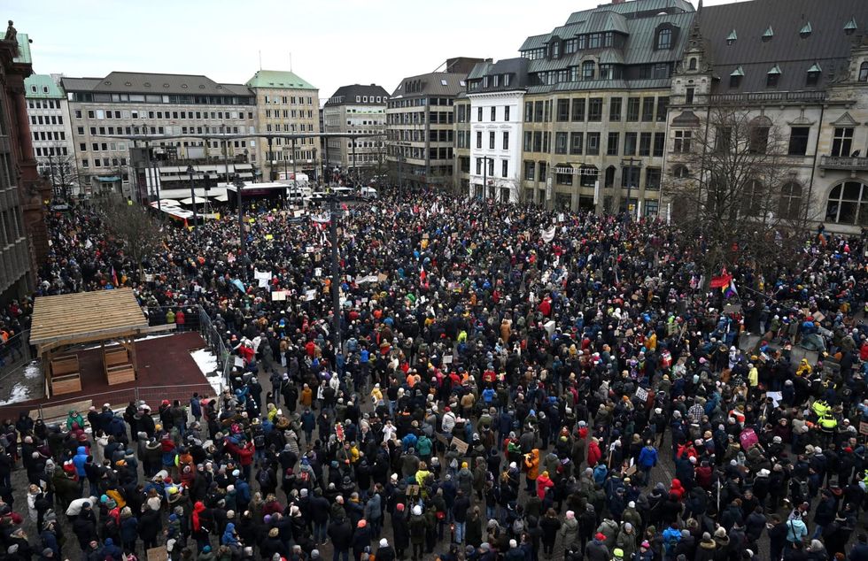 More than 900,000 protested against far right in Germany over weekend