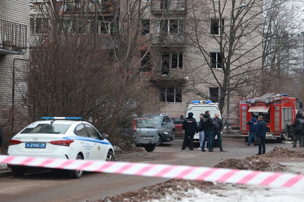 Blast in Russian apartment building attributed to drone detonation