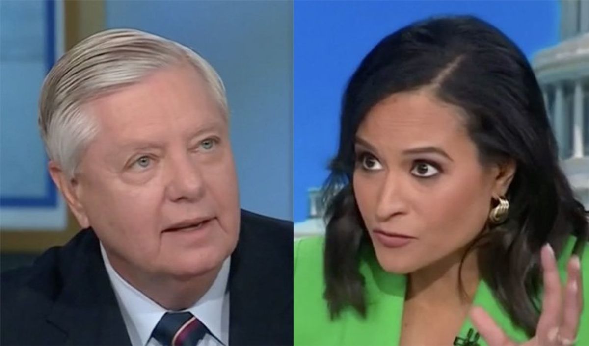Lindsey Graham flips out on NBC host as she confronts him over Trump's embrace of Orbán