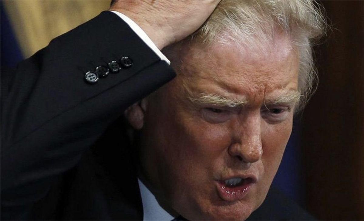 'Human gaffe machine': Trump's inner circle frantic as they clean up another mess