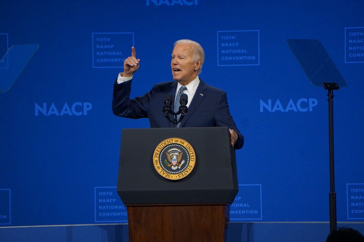 We should not 'stop telling the truth': Biden rails on Trump at NAACP event