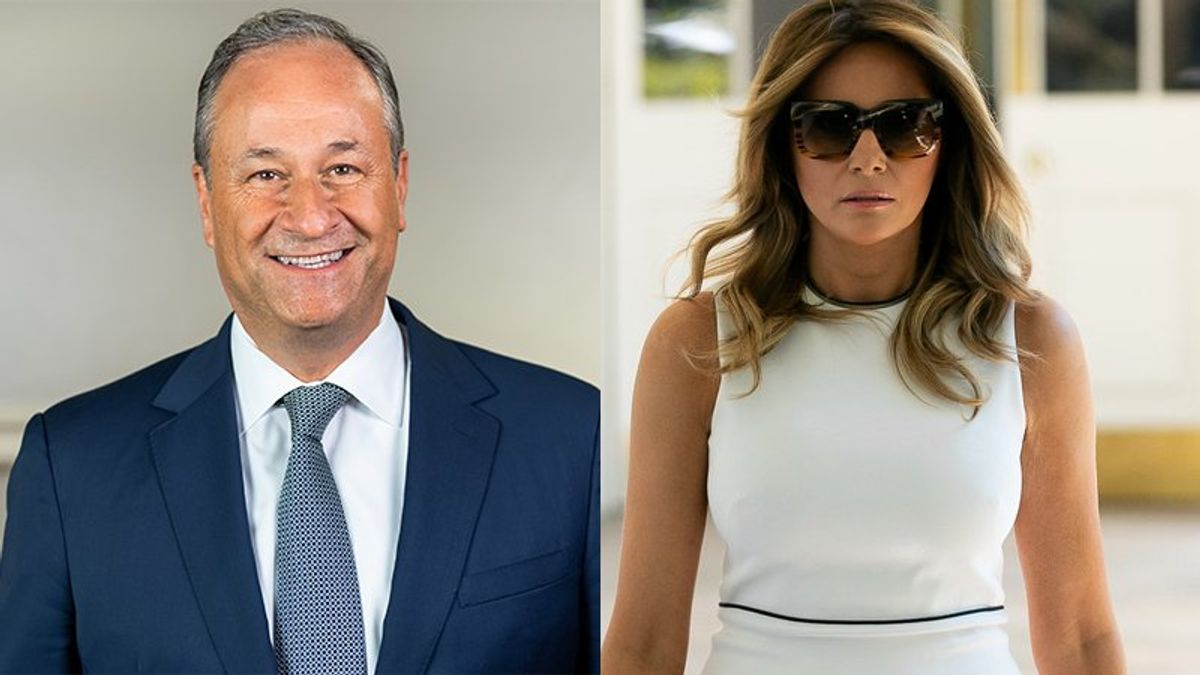 Stark contrast between Harris' husband and Trump's wife called out on CNN