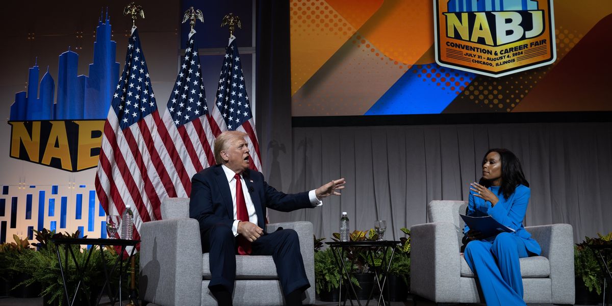 N-word political committee materializes during Trump interview with Black reporters