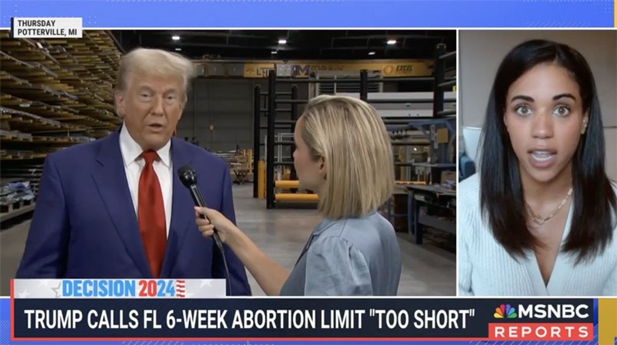 'He's a complete joke': MSNBC analyst flips out over Trump's latest 'crazy' flip flop