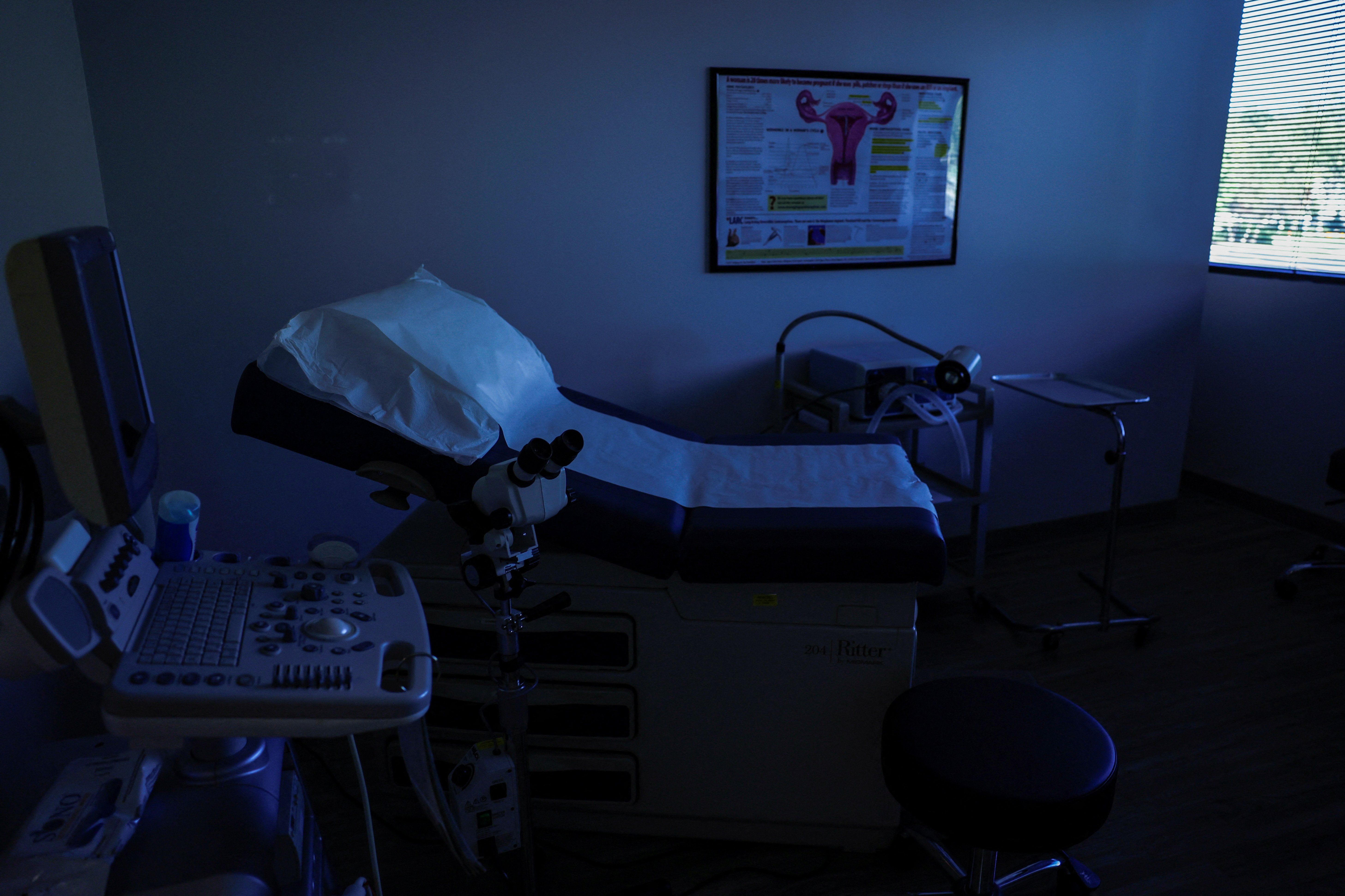 A Planned Parenthood exam room