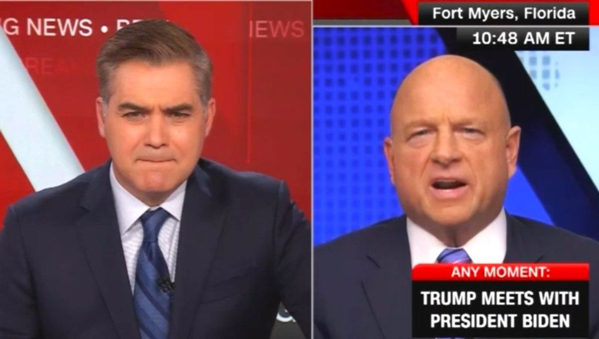 'Hold on?' CNN's Jim Acosta snaps as ex-Trump advisor tries to steamroll him