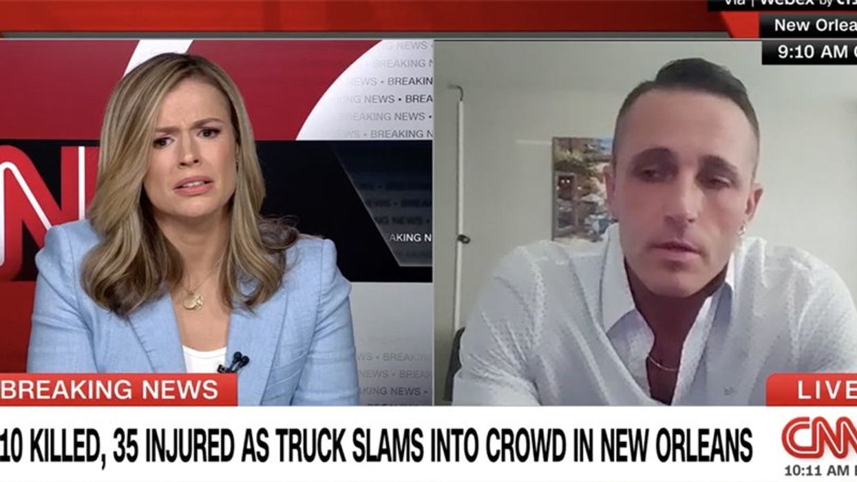 'Speechless' CNN host stunned by New Orleans attack witness stopped from helping victims
