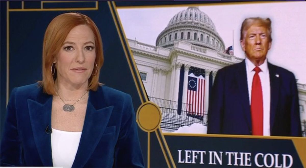 'I have a hunch...': Trump ridiculed by MSNBC's Psaki for ducking outdoor inauguration