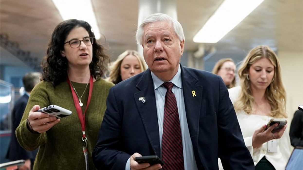 Trump 'suck-up' Lindsey Graham flattened by conservative on MSNBC for Ukraine flip-flop