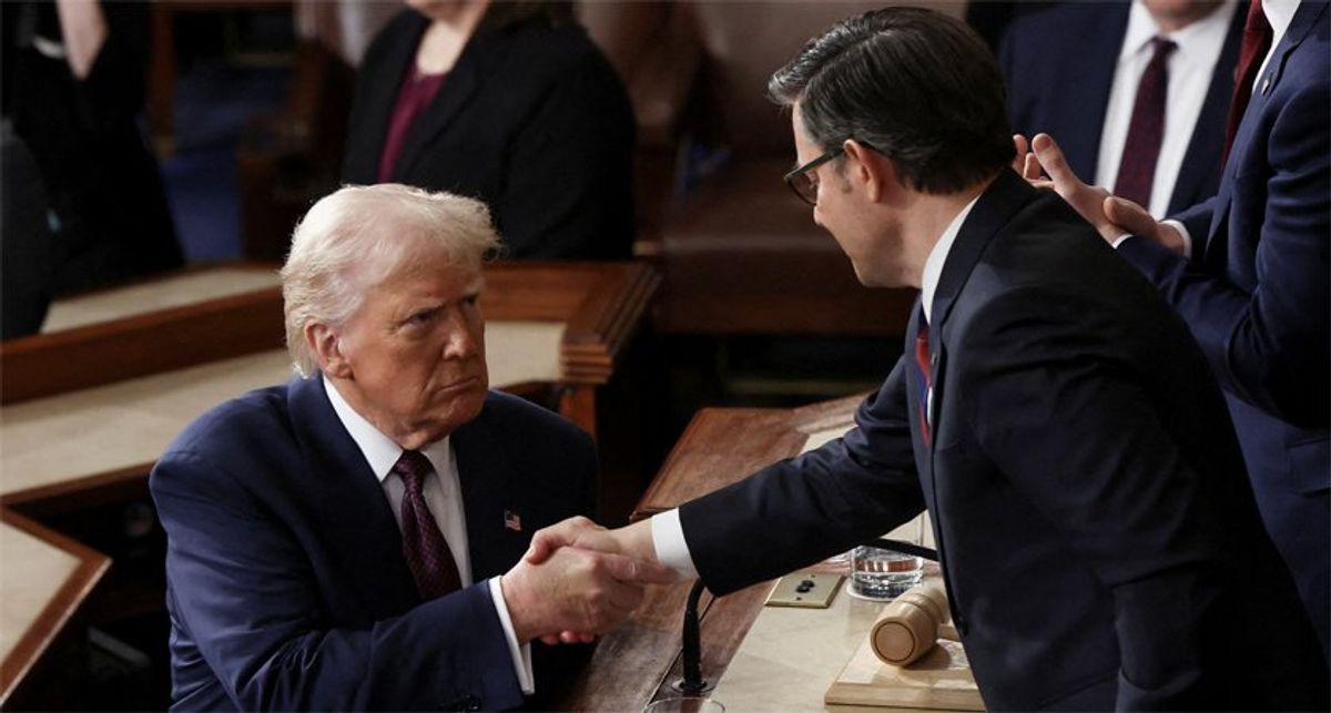 Conservative pours cold water on Trump's too early 'spike the ball' speech