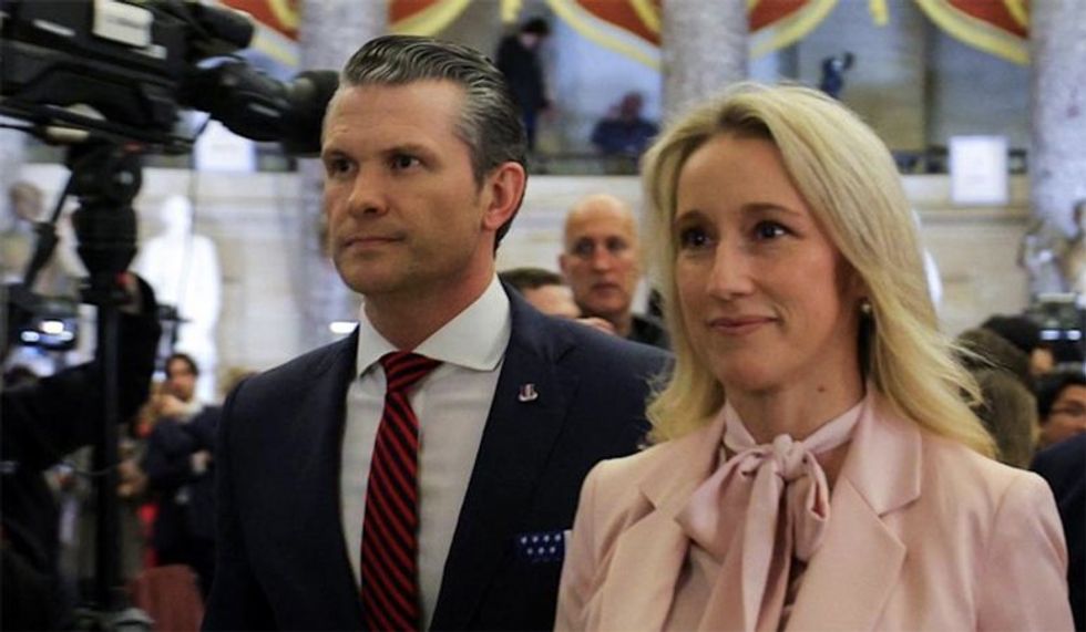 'Hold my beer': Pete Hegseth ridiculed by Dem lawmaker over wife report