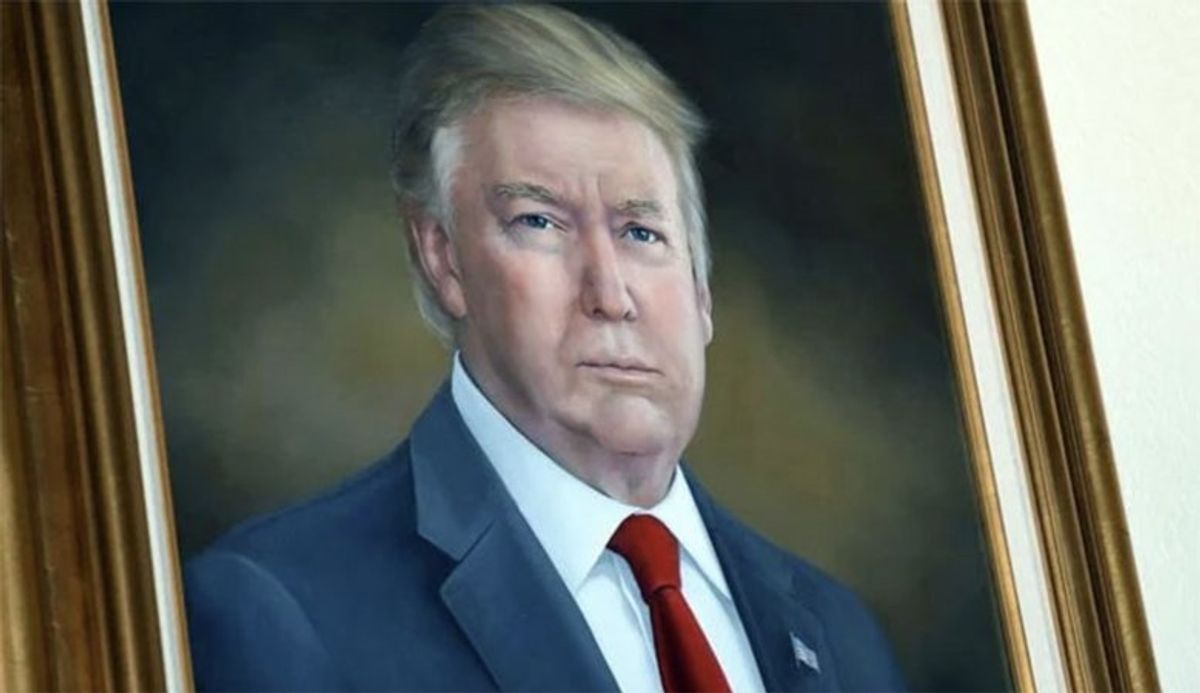 Artist of 'distorted' portrait says Trump complaint harming business