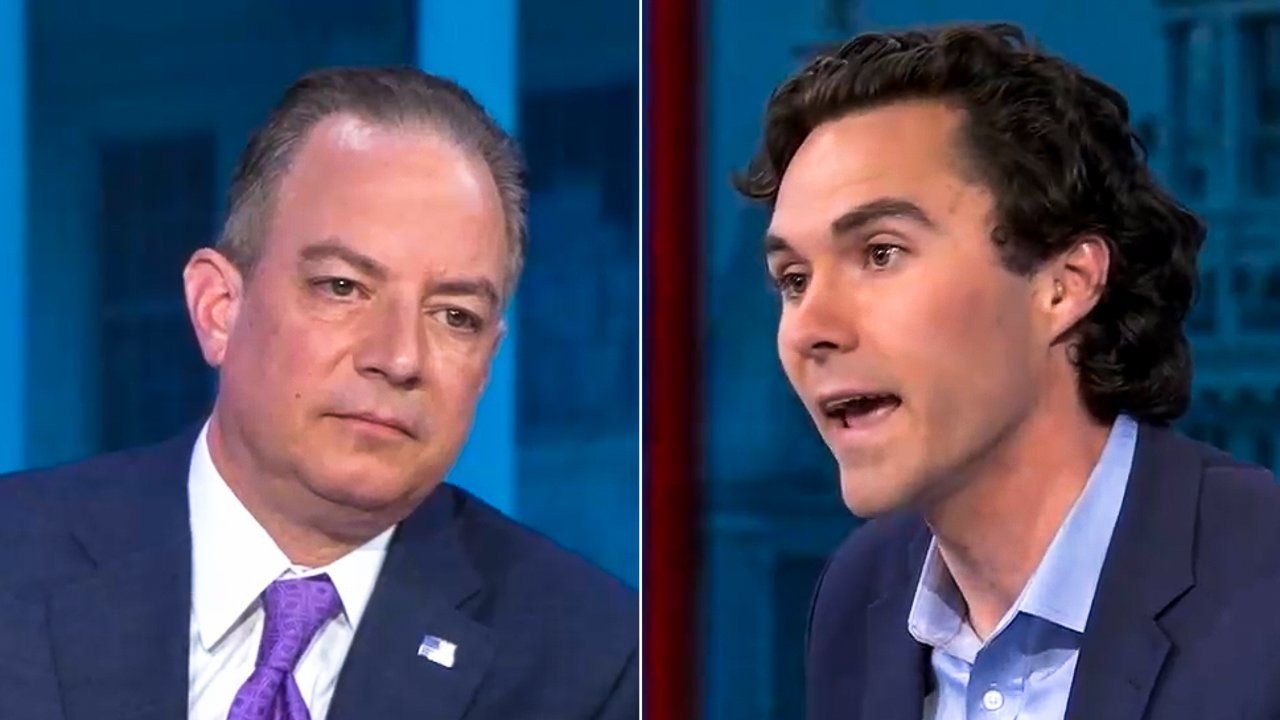 Reince Priebus and David Hogg