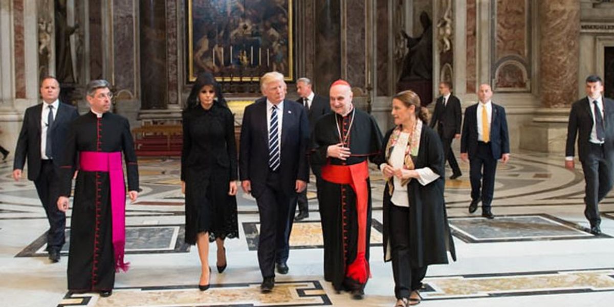 'It's not a barbecue': Trump mocked over excited post he'll attend Pope's funeral