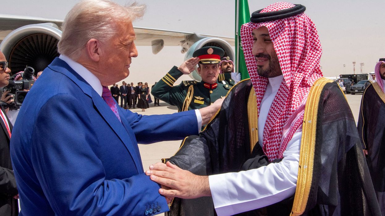 'Corruption tour': Trump lashed by criticism as he arrives in Saudi Arabia