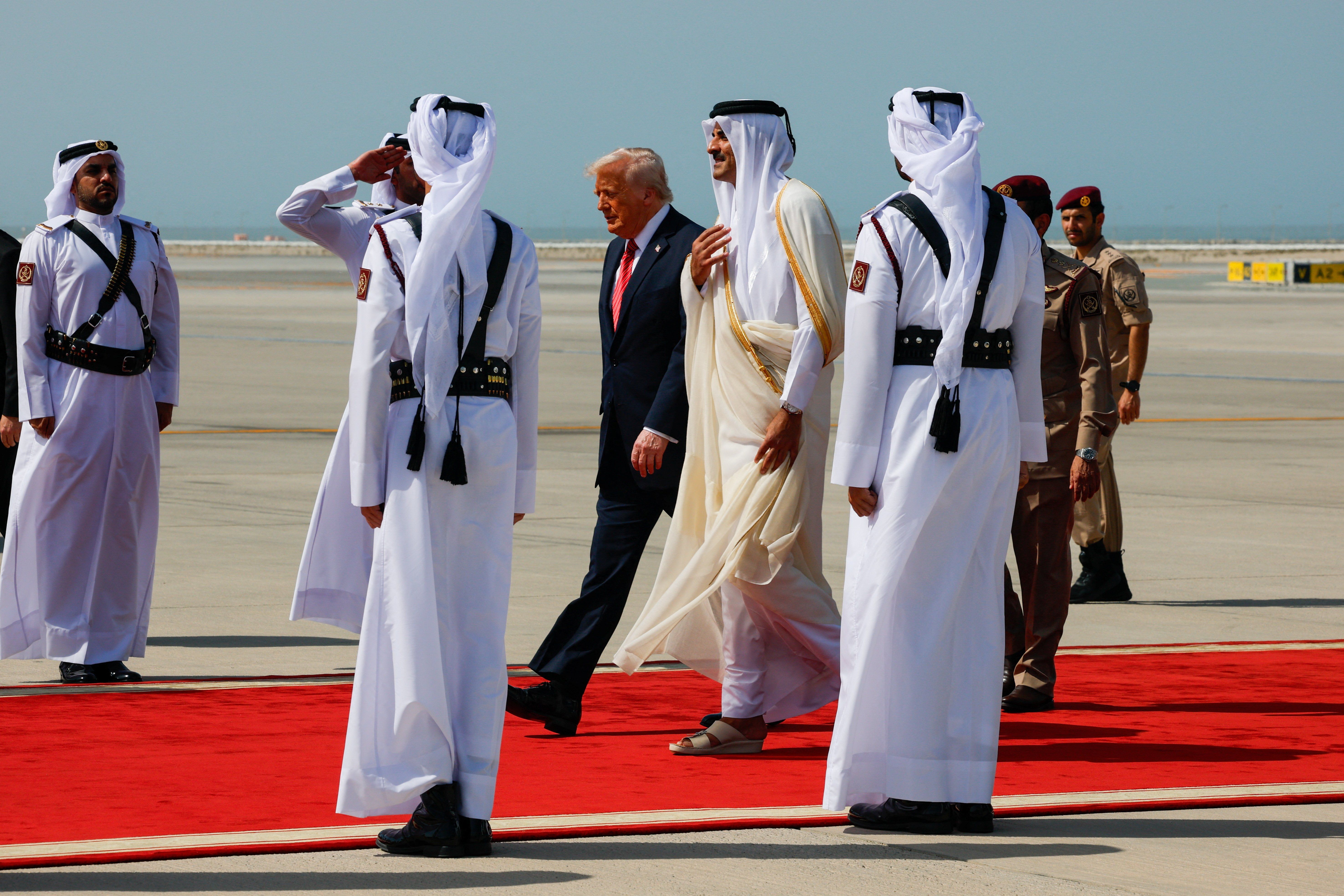 Trump in Qatar
