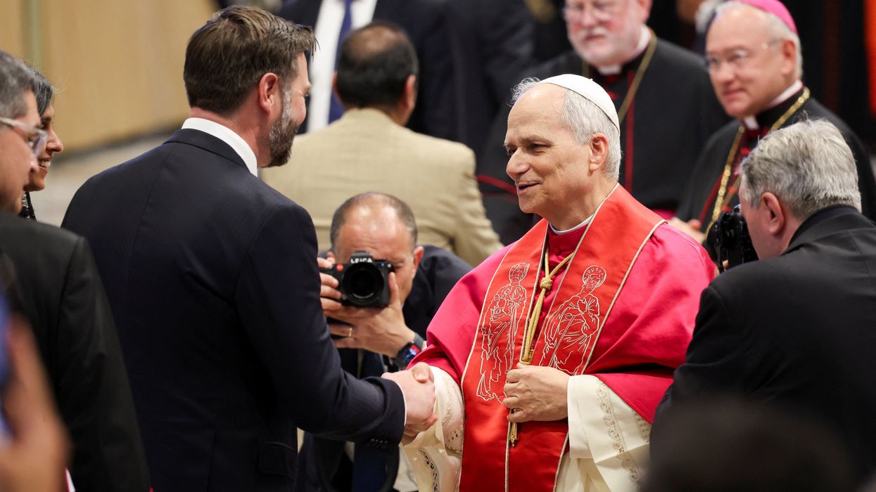 Pope issues direct dig at Trump as key allies glare from pews