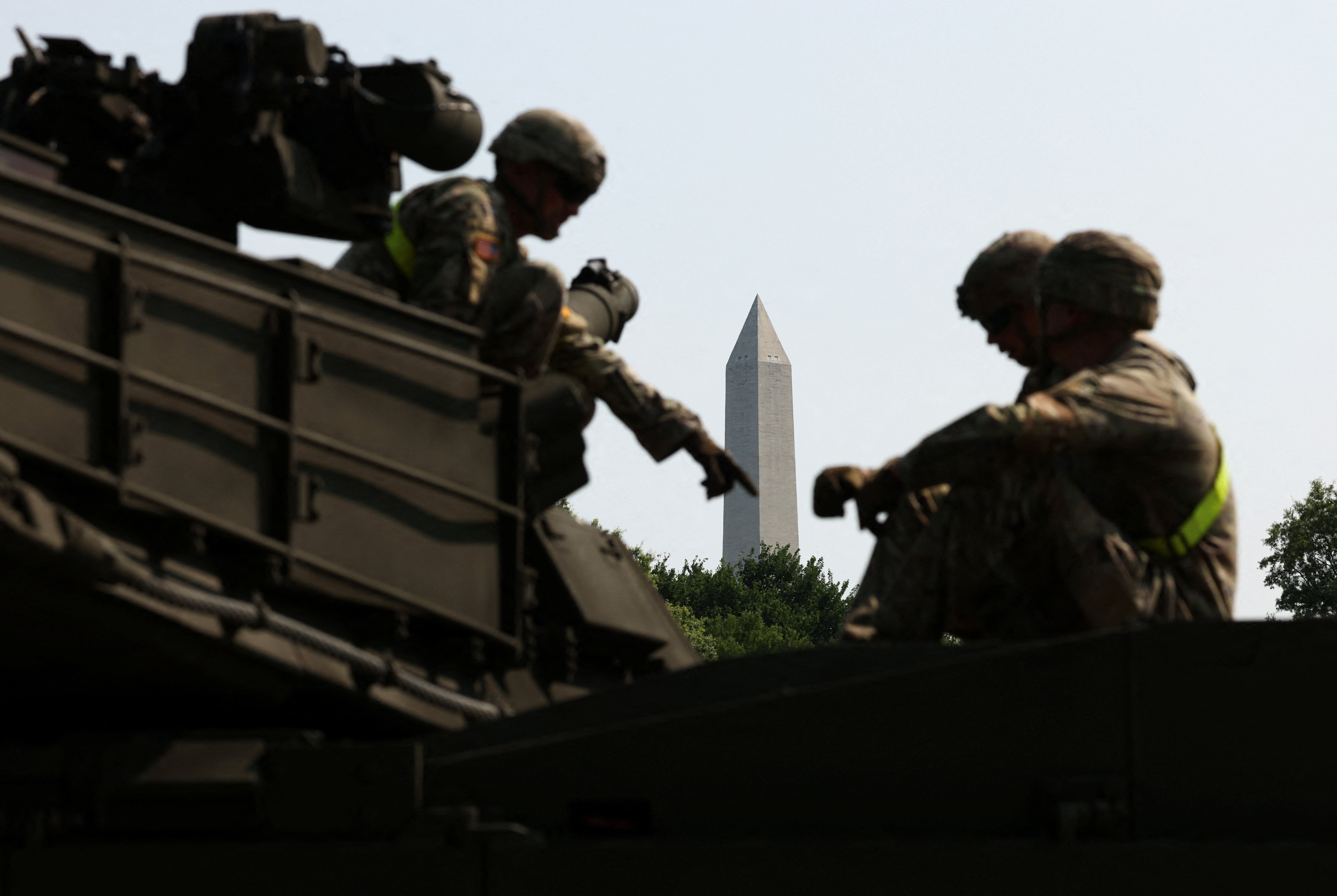 Troops in Washington