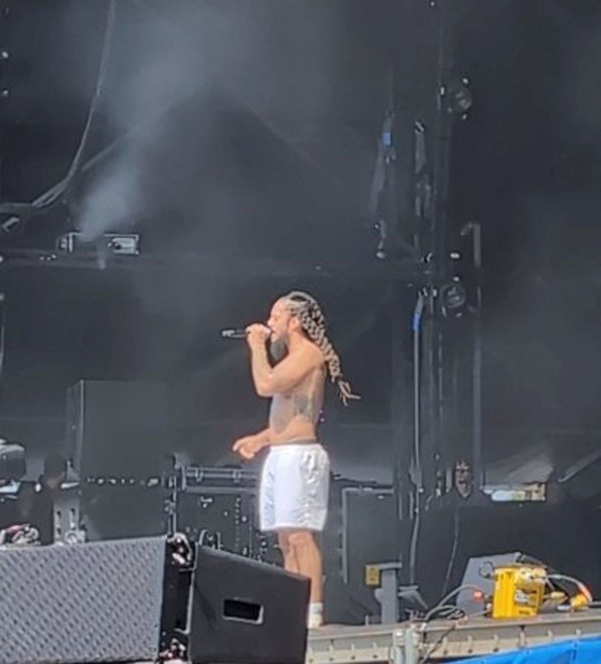'Not welcome': English rap duo barred from US for Glastonbury Festival chant