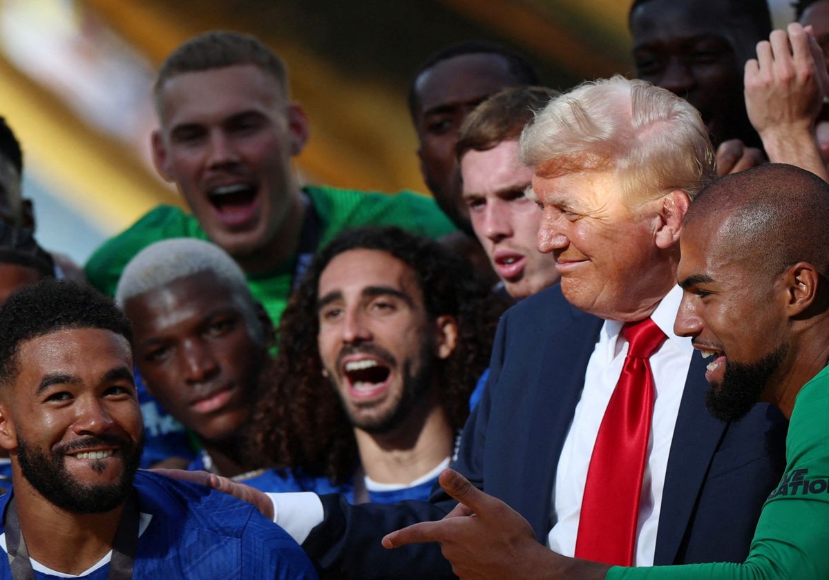 'A bit confused': Soccer stars baffled as Trump hogs victory limelight