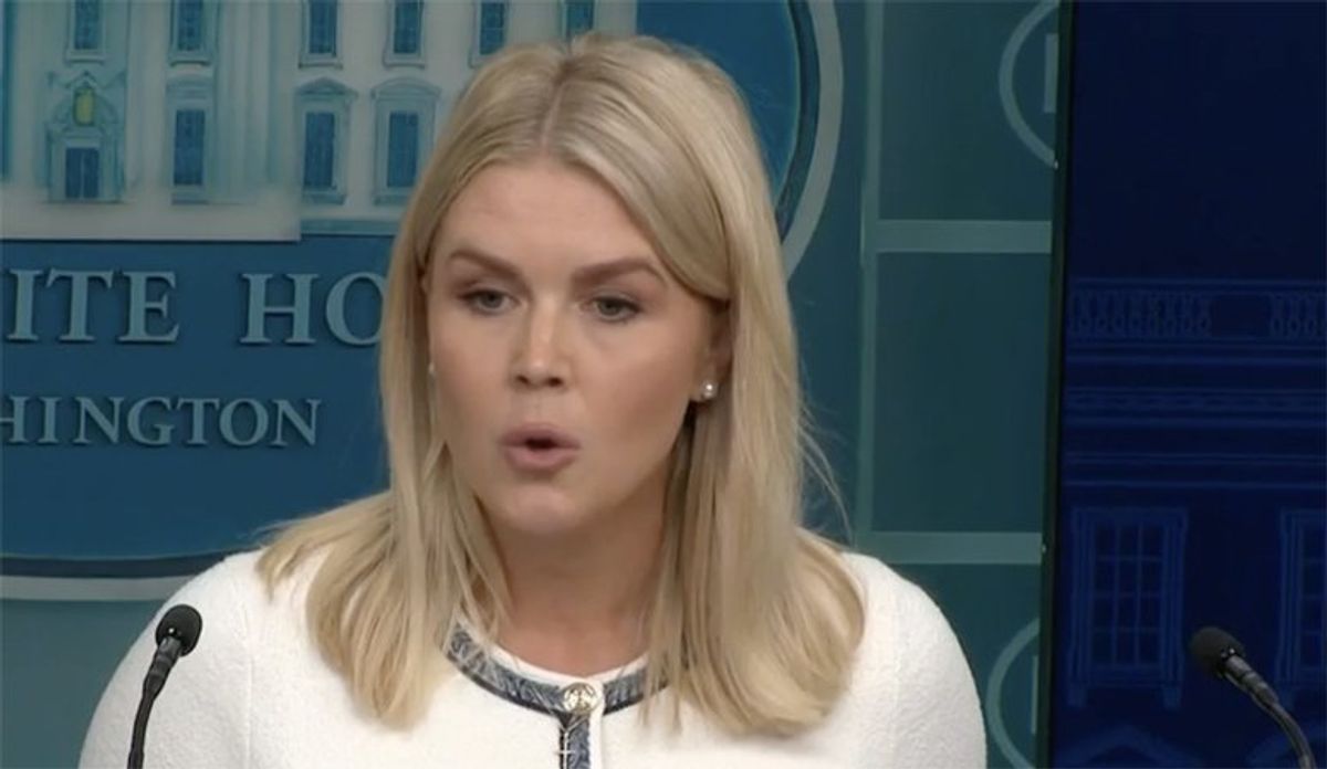 'Spin wildly': MSNBC host blows hole in Leavitt's defense of Trump over Epstein