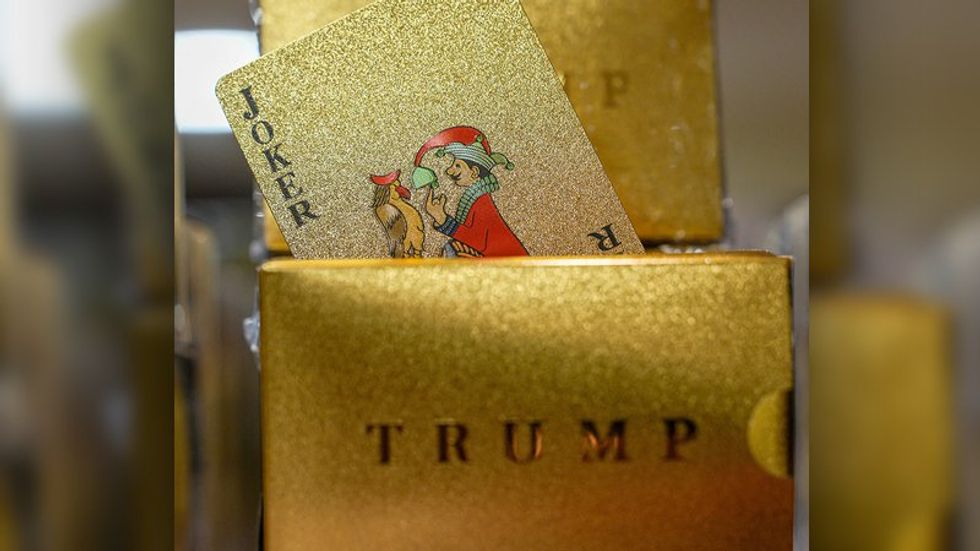 Trump's gold merch caught with 'made in China' stickers at Scotland golf club
