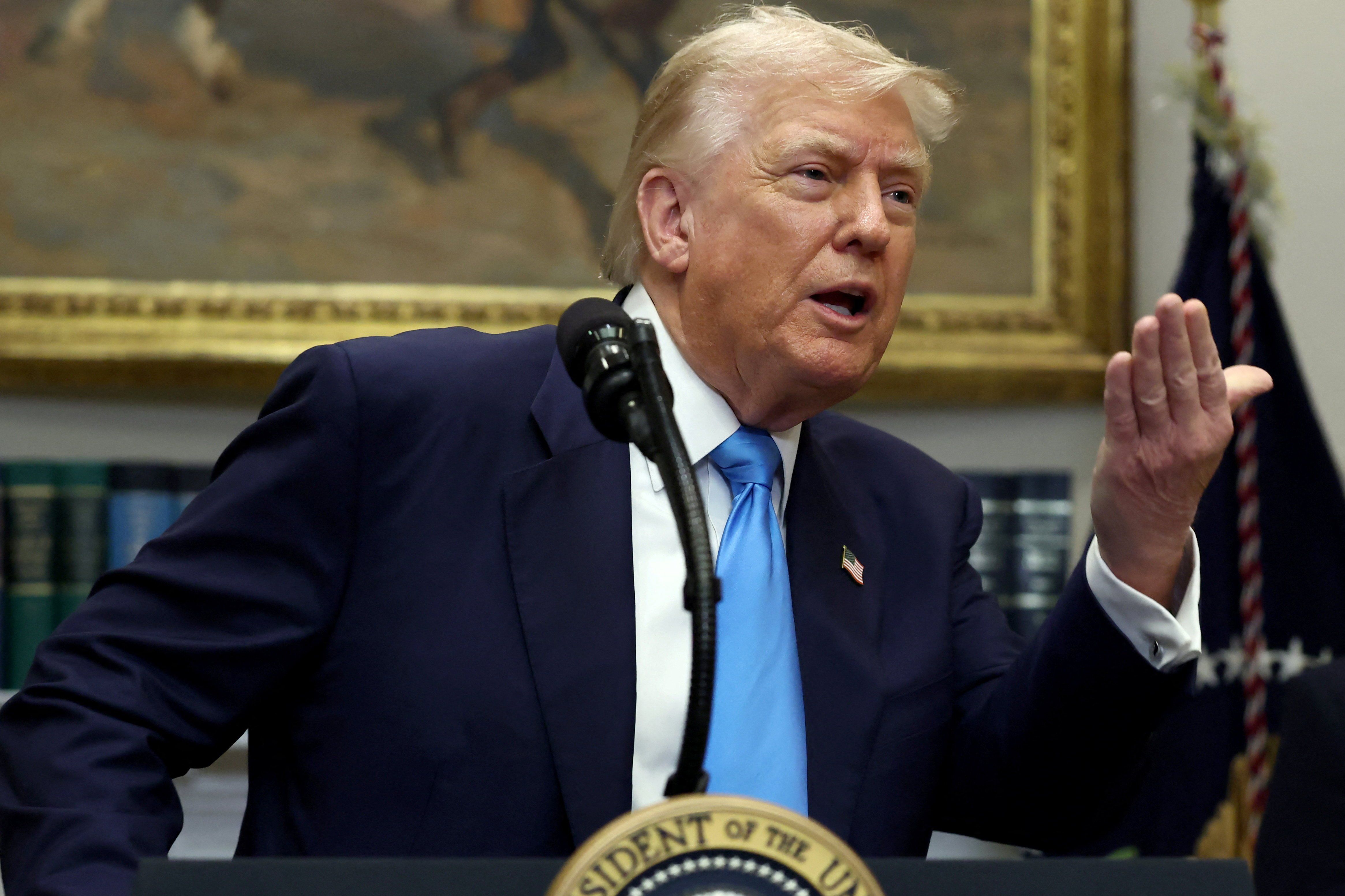 Donald Trump speaks