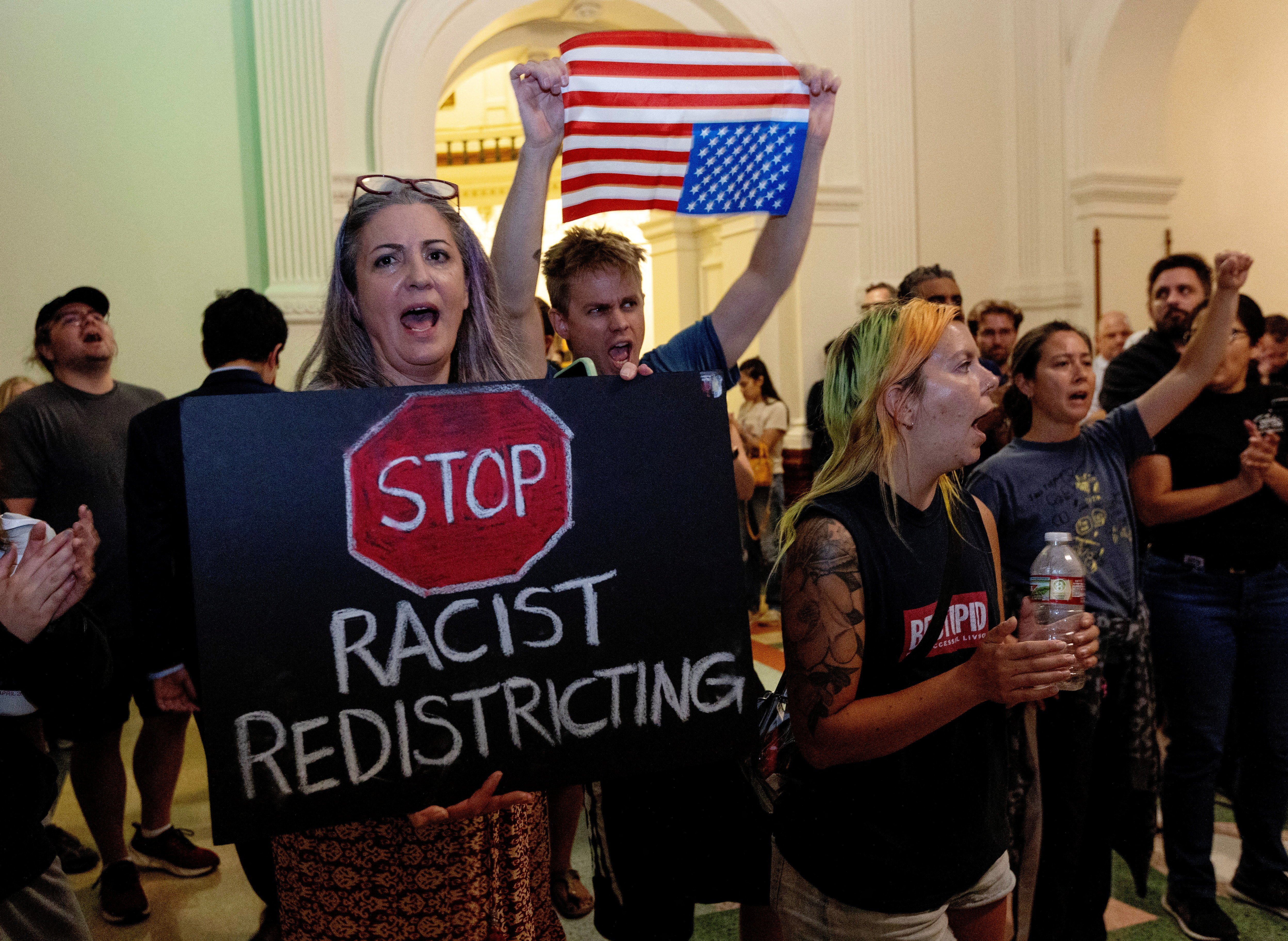 Texas protesters