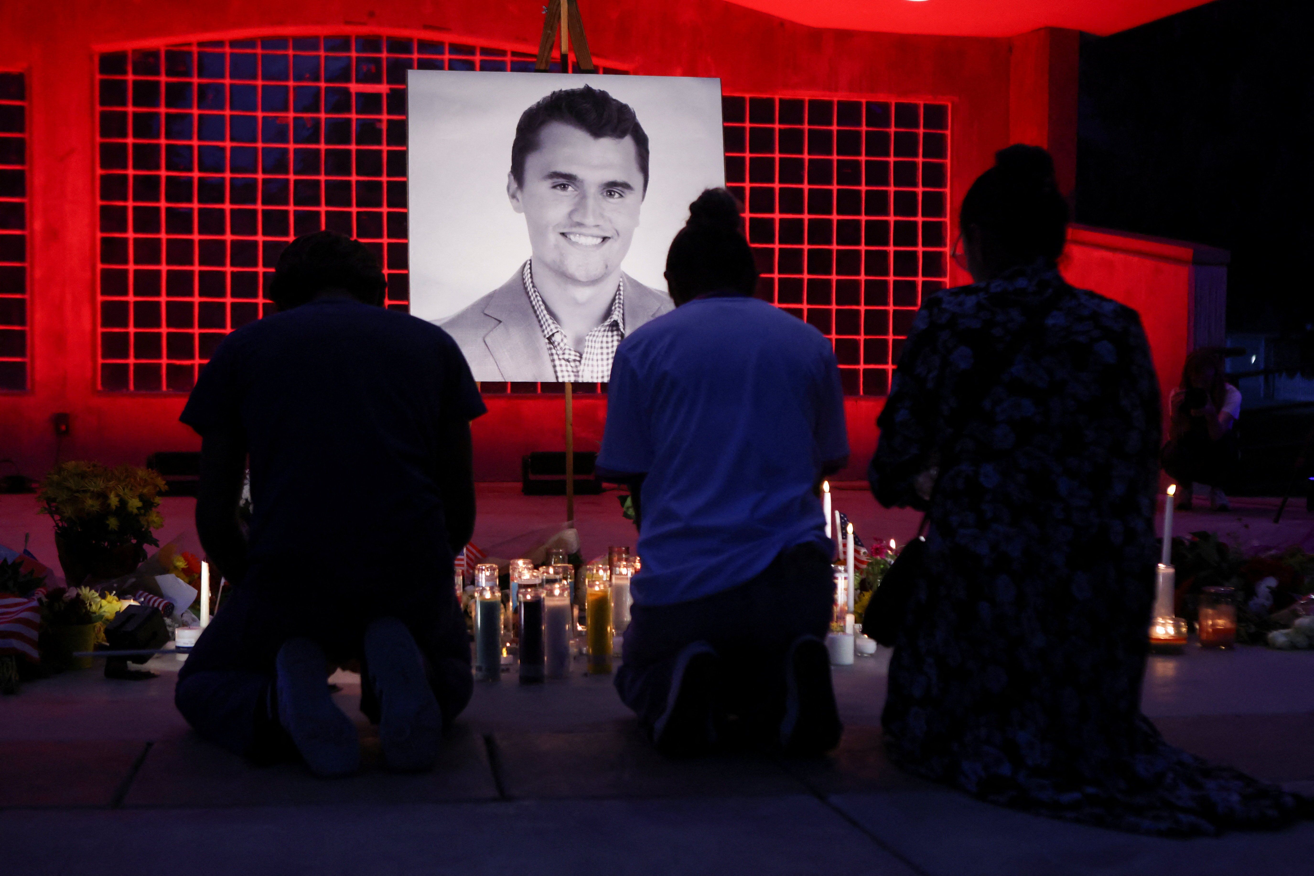 Charlie Kirk vigil