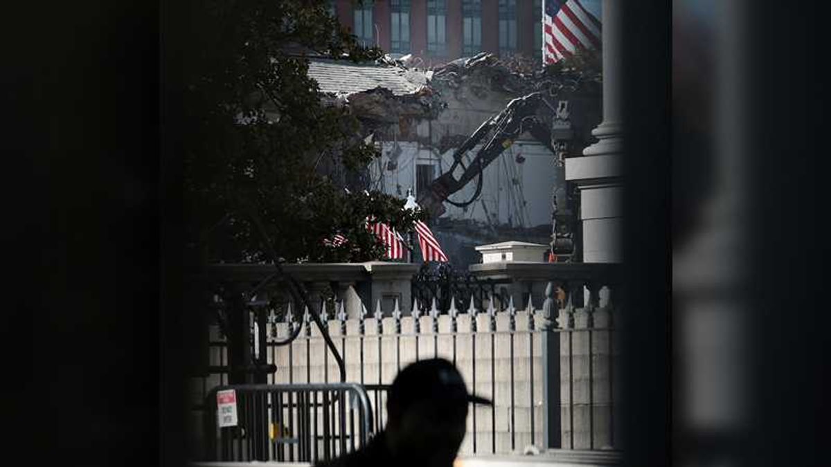 White House hasn't submitted plans for Trump's fancy ballroom despite shocking demolition