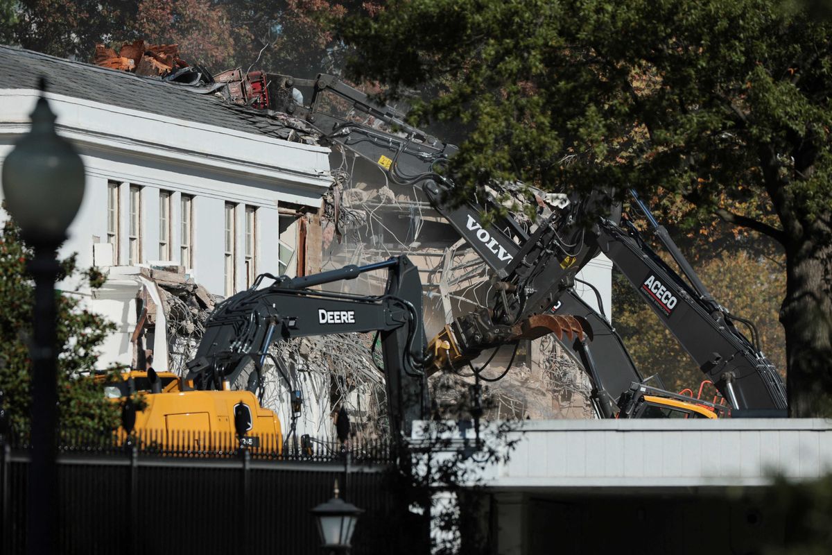 'Destruction is precisely the point': Writer explains Trump's White House demolition