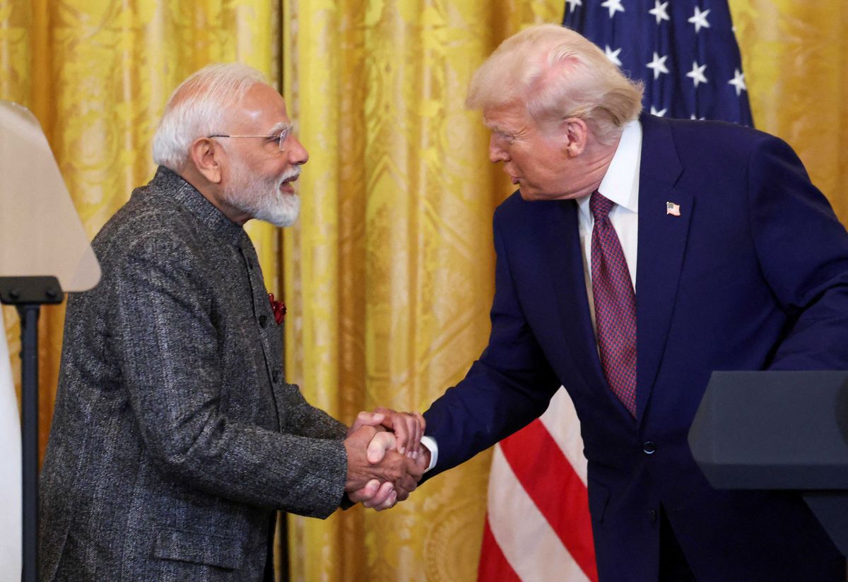 'Whoa!' Trump mimics Indian Prime Minister's accent in bizarre speech