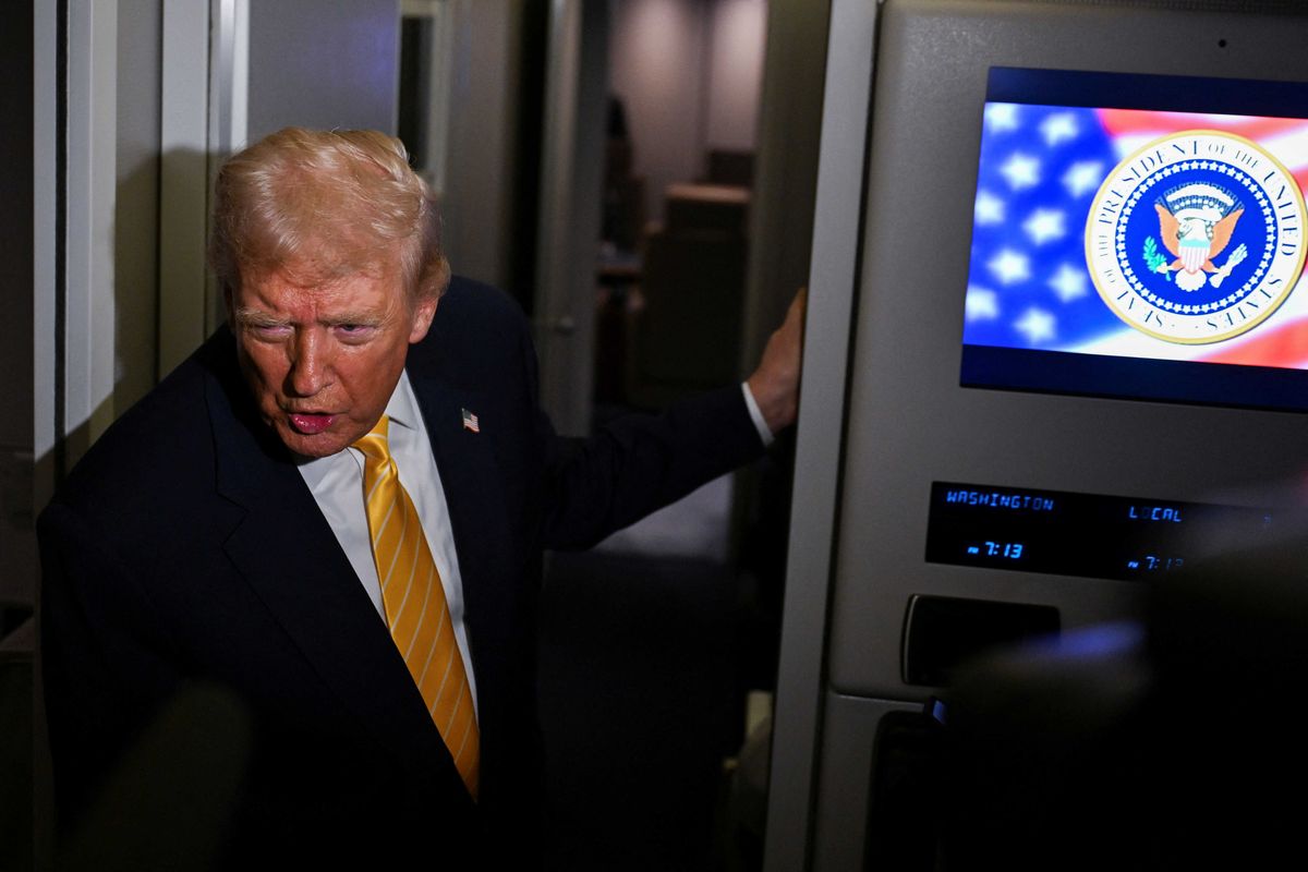 'Quiet piggy!' Trump delivers startling insult as female reporter asks about Epstein