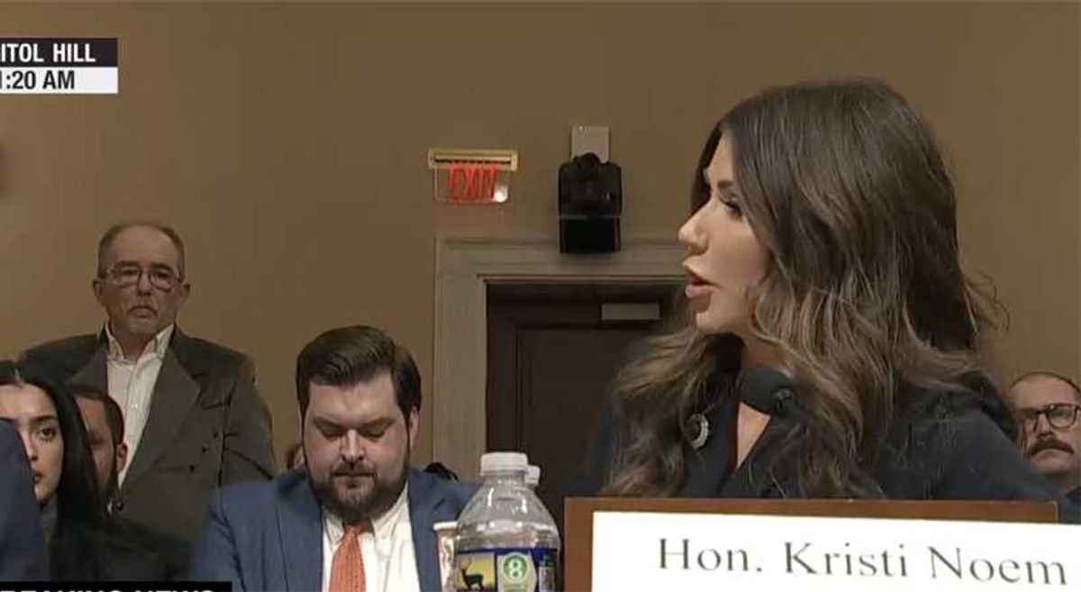 Kristi Noem forced to face combat veteran whose Irish wife has been jailed for four months