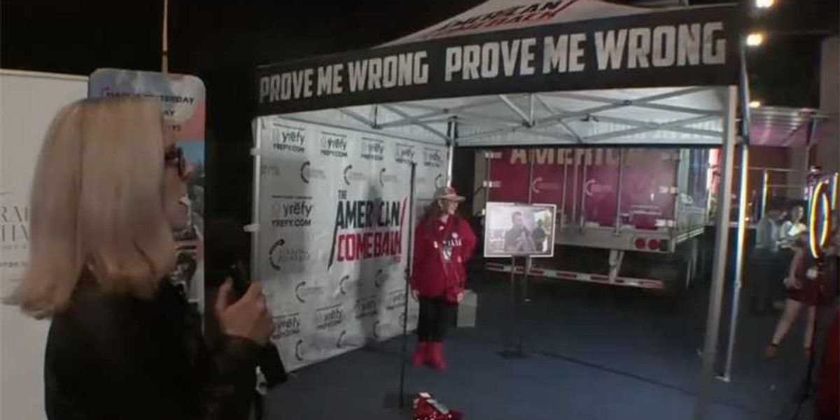 Tent where Charlie Kirk was murdered recreated at Turning Point convention — for selfies