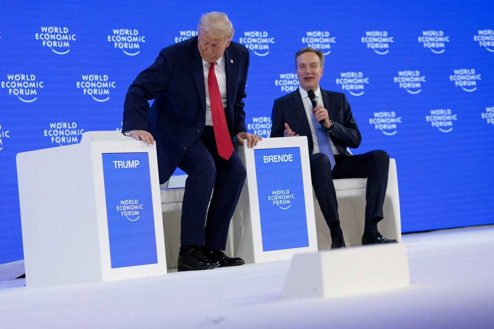 Trump's physical 'decline' said to be made clear in Davos: 'Like Frankenstein's monster'